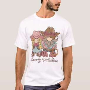 Camiseta Howdy Namorados Country Gnomos