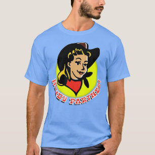Camiseta Howdy Partner Cowgirl