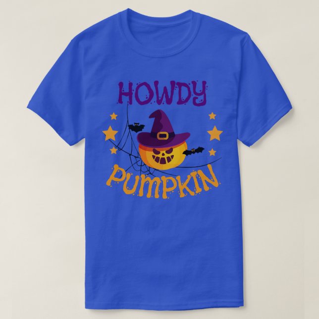 Camiseta Howdy Pumpkin 12 (Frente do Design)