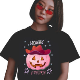 Camiseta Howdy Pumpkin Y2K Design