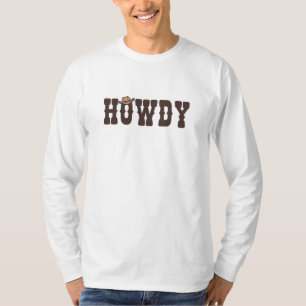 Camiseta Howdy Rodeo País Ocidental Sul