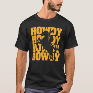 Camiseta Howdy Rodeo Western Retro Vintage País Sul