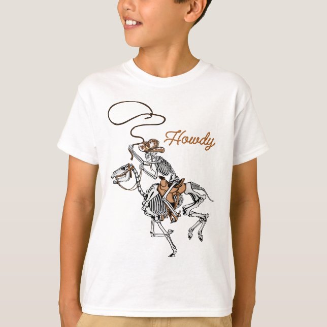 Camiseta howdy Y'all Texas Cowboy (Frente)