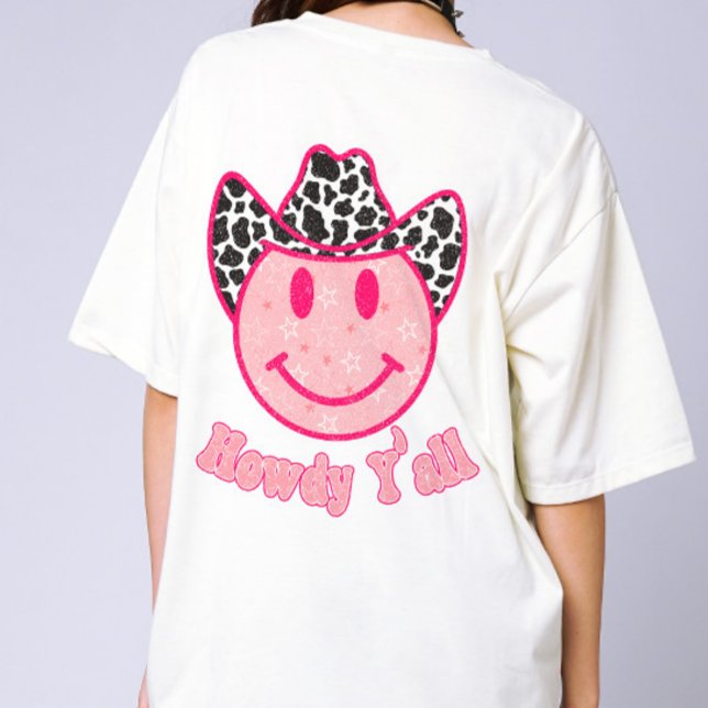 Camiseta Howdy Y'all Western Cowgirl Bachelorette (Criador carregado)