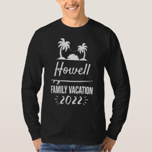 Camiseta Howell Family Vacation Tropical Group Beach