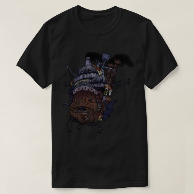 Camiseta Howl_s movendo castelo (2) (Frente do Design)