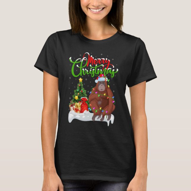 Camiseta Howler Animal Xmas Papais noeis Howler Chri (Frente)