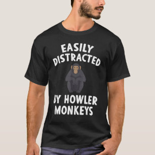 Camiseta Howler Monkey Roupa Infantável Macacos Design