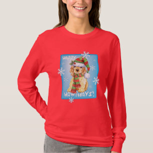 Camiseta Howliday feliz cocker spaniel