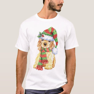 Camiseta Howliday feliz cocker spaniel