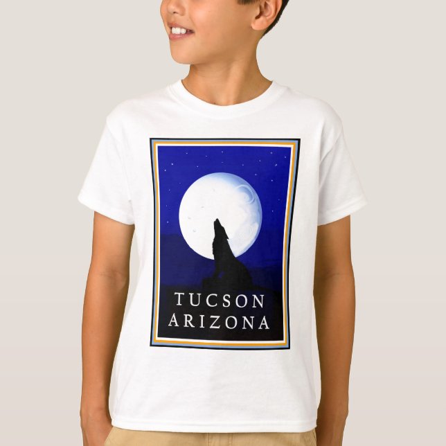 Camiseta Howlin Coyote - Tucson Arizona (Frente)