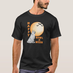 Camiseta Howling Rouco na Lua Happy Howl O Leen Halloween