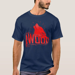 Camiseta Howling Wolf Awooo Halloween