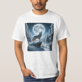 Camiseta Howling Wolf In Winter