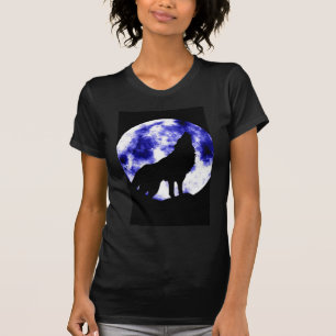 Camiseta Howling Wolf na Lua