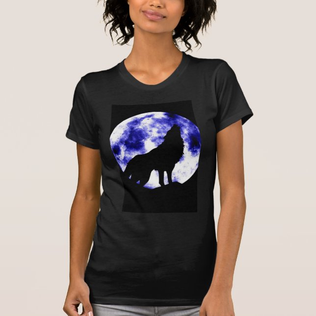 Camiseta Howling Wolf na Lua (Frente)