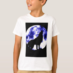 Camiseta Howling Wolf na Lua