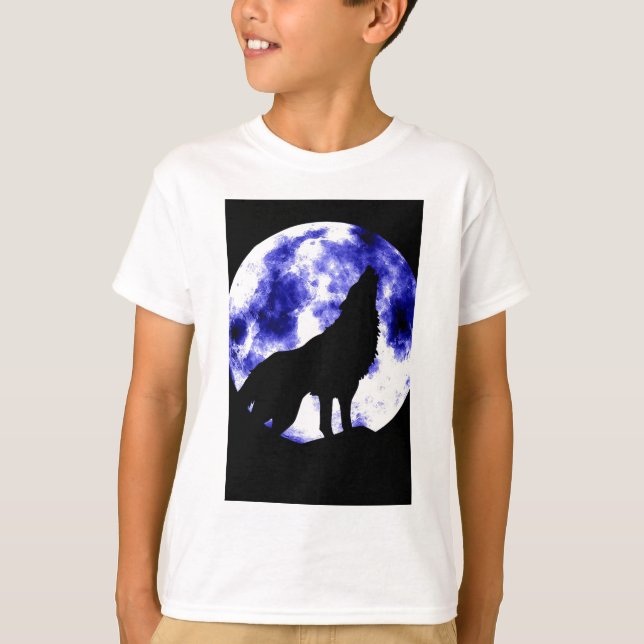 Camiseta Howling Wolf na Lua (Frente)