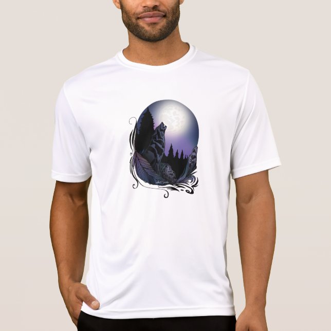 Camiseta Howling Wolf (Signature Design) (Frente)