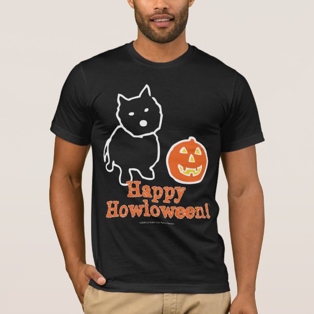 Camiseta Howloween feliz (Frente)