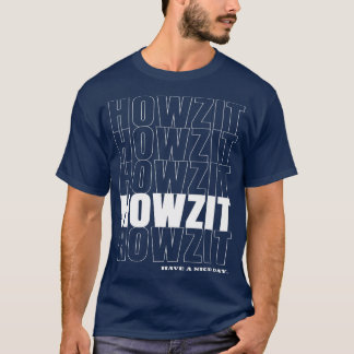 Camiseta Howzit Hawaii Pidgin Hawaiian Slang T