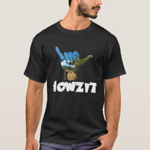 Camiseta Howzit Hawaii - Sinal de Alô Souvenir Novelty