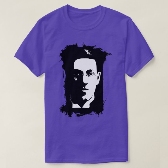 Camiseta HP Lovecraft Splatter (Frente do Design)