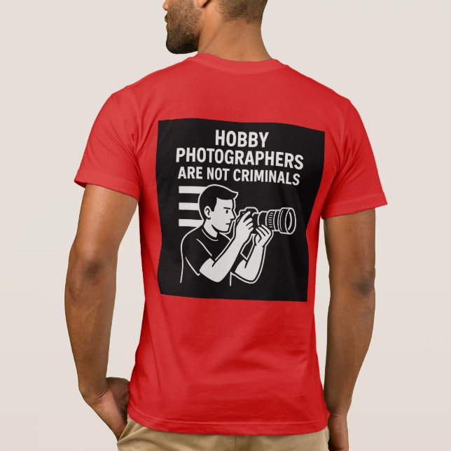 Camiseta HPANC - Design na parte traseira - Escolha uma cam (Verso)