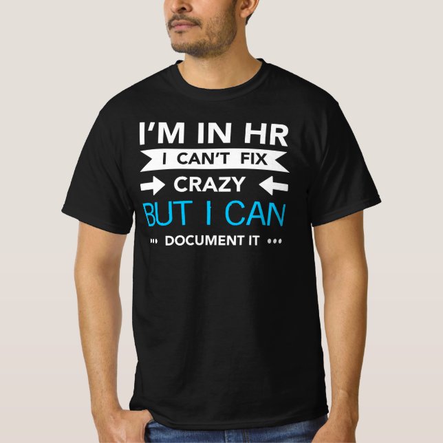Camiseta HR Departamento Cita Documento Louco T-Shirt (Frente)