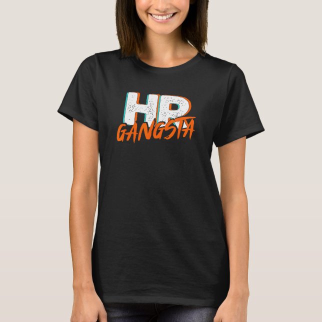Camiseta HR Gangsta Human Resources Manager HR Department (Frente)
