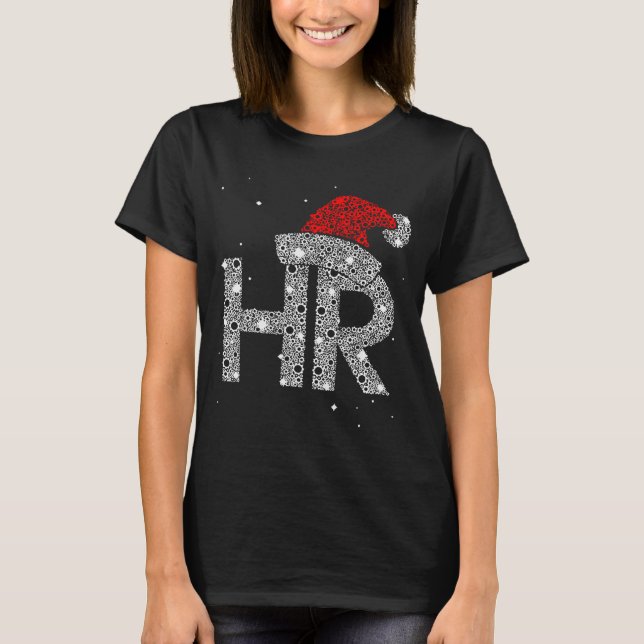 Camiseta Hr Human Resource Jobs - Funny Christmas Gift  (Frente)