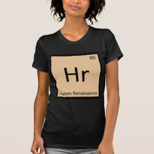 Camiseta Hr - Símbolo de Mesa Periódico de Arte do Harlem