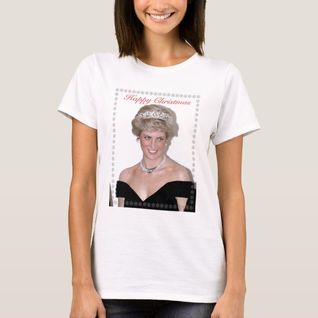 Camiseta HRH a princesa do Natal de Wales (Frente)