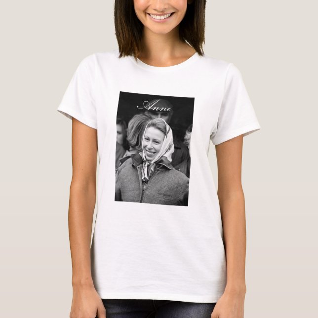Camiseta HRH Princesa Anne 1976 (Frente)
