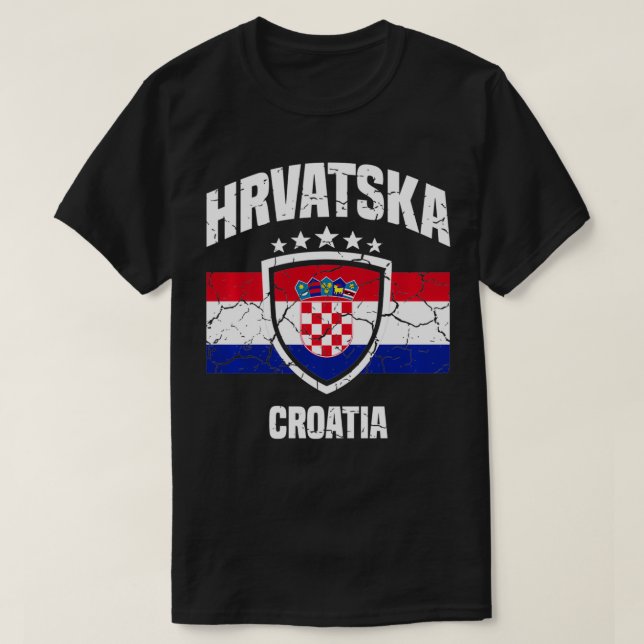 Camiseta Hrvatska Croácia Croata  (Frente do Design)