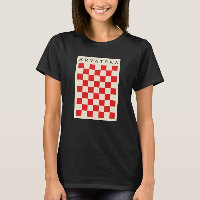 Camiseta Hrvatska Vintage (Frente)