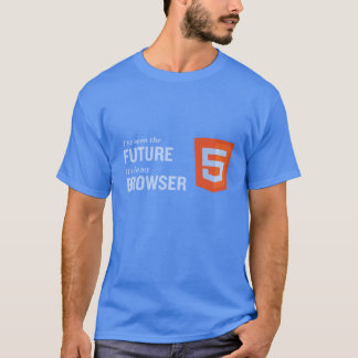 Camiseta Html5 o Tshirt futuro 03 do navegador