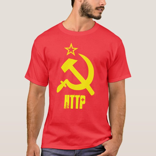 CAMISETA HTTP - CCCP AMARILLO (Frente)