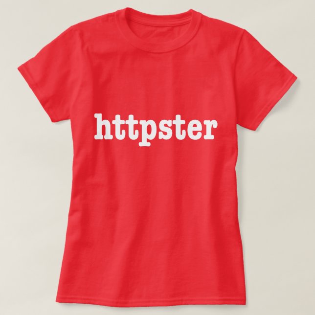 Camiseta httpster (Frente do Design)