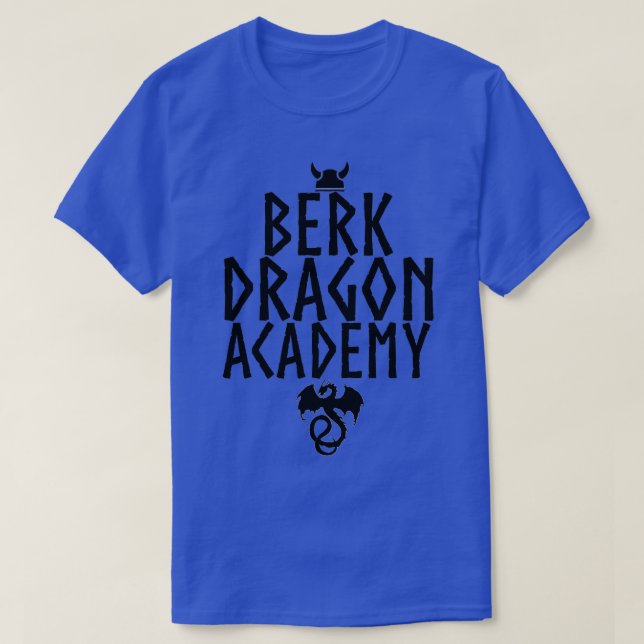 Camiseta HTTYDInspired Berk Dragon Academy Classic (Frente do Design)