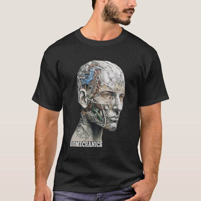 Camiseta Hu Head Science Anatomy Biomechanics (Frente)