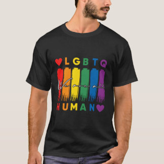 Camiseta Hu Lgbtq Pride Mês Arco-Íris