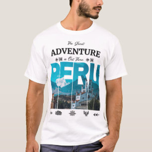 Camiseta Huaraz Peru T-Shirt Ancash, Inca, Andes, Trilha