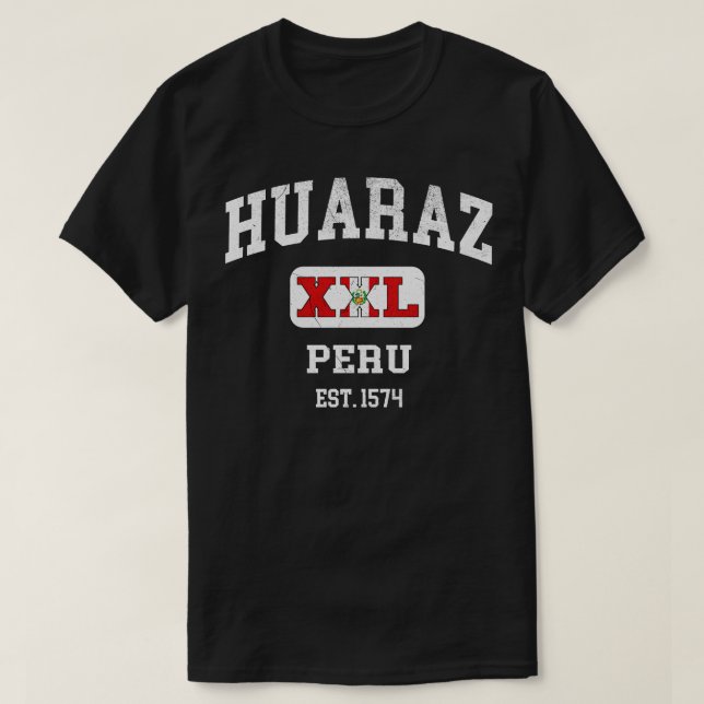 Camiseta Huaraz Peru XXL design atlético 1 (Frente do Design)