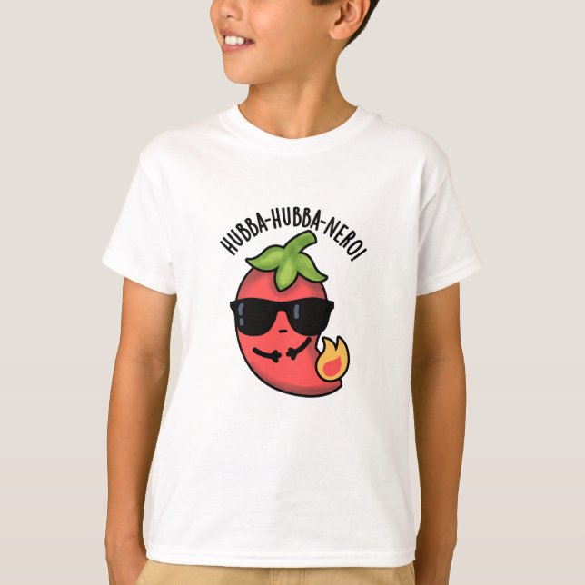 Camiseta Hubba-hubba-nero Funny Habanero Pun (Frente)