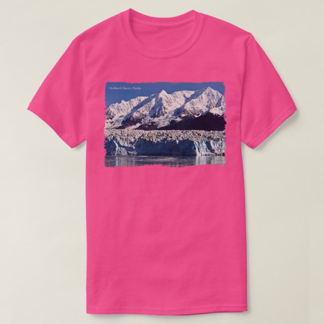 Camiseta Hubbard Glacier Alaska USA TShirt (Frente do Design)