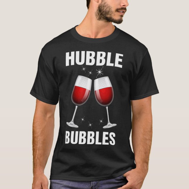 Camiseta Hubble Bubbles - Ranhura de Arte Estrela (Frente)