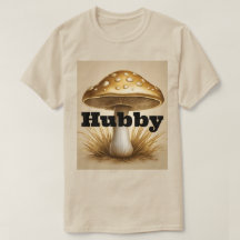 Camiseta Hubby Gold Mushroom