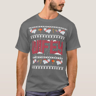 Camiseta Hubby Wifey Matching Natal