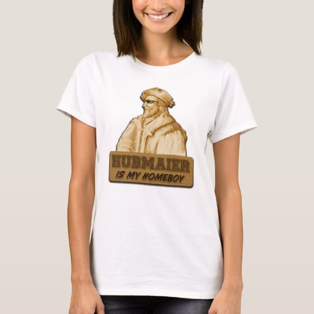 Camiseta Hubmaier is my Homeboy(Gold) (Frente)